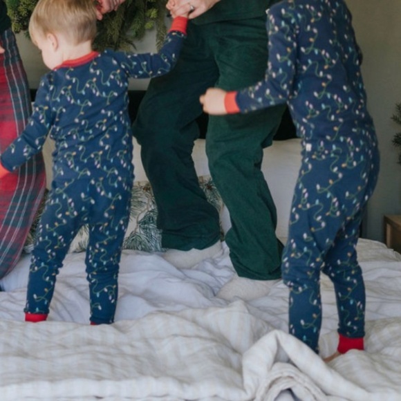 Pact Navy Lights Pajama Bottoms - Picture 2 of 4